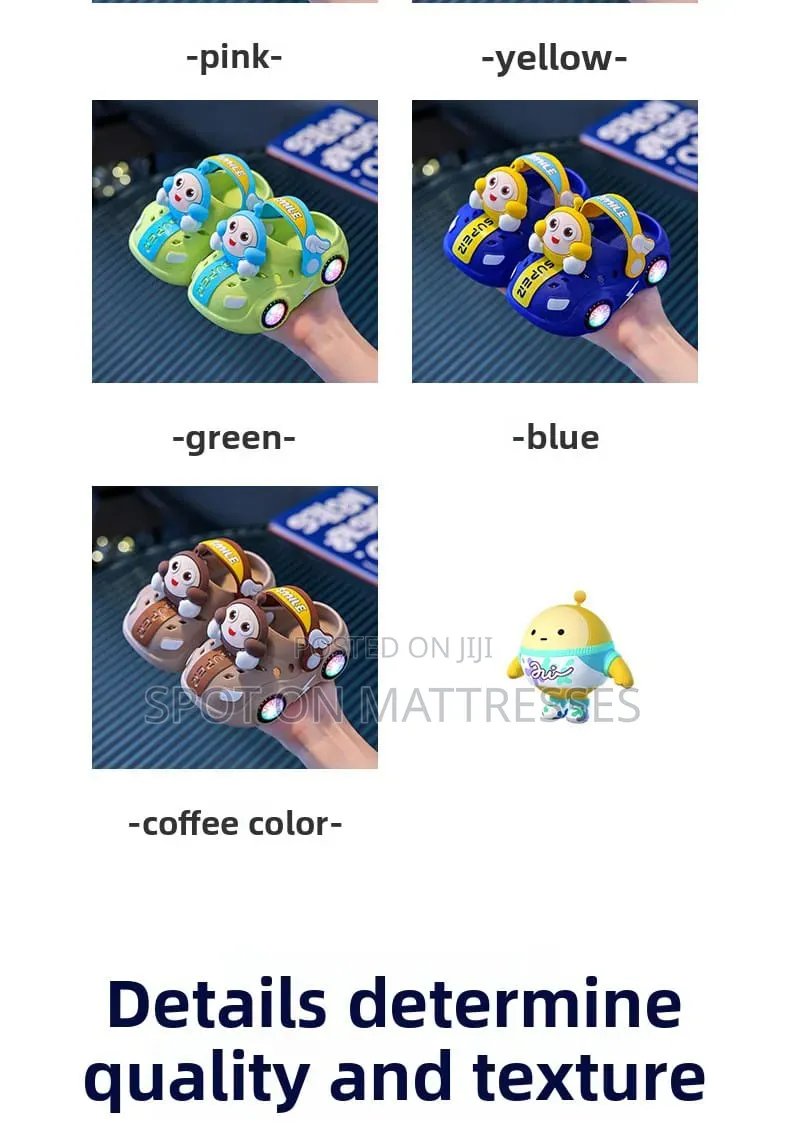 Now Available! Kids' LED Light Crocs for Boys and Girls.