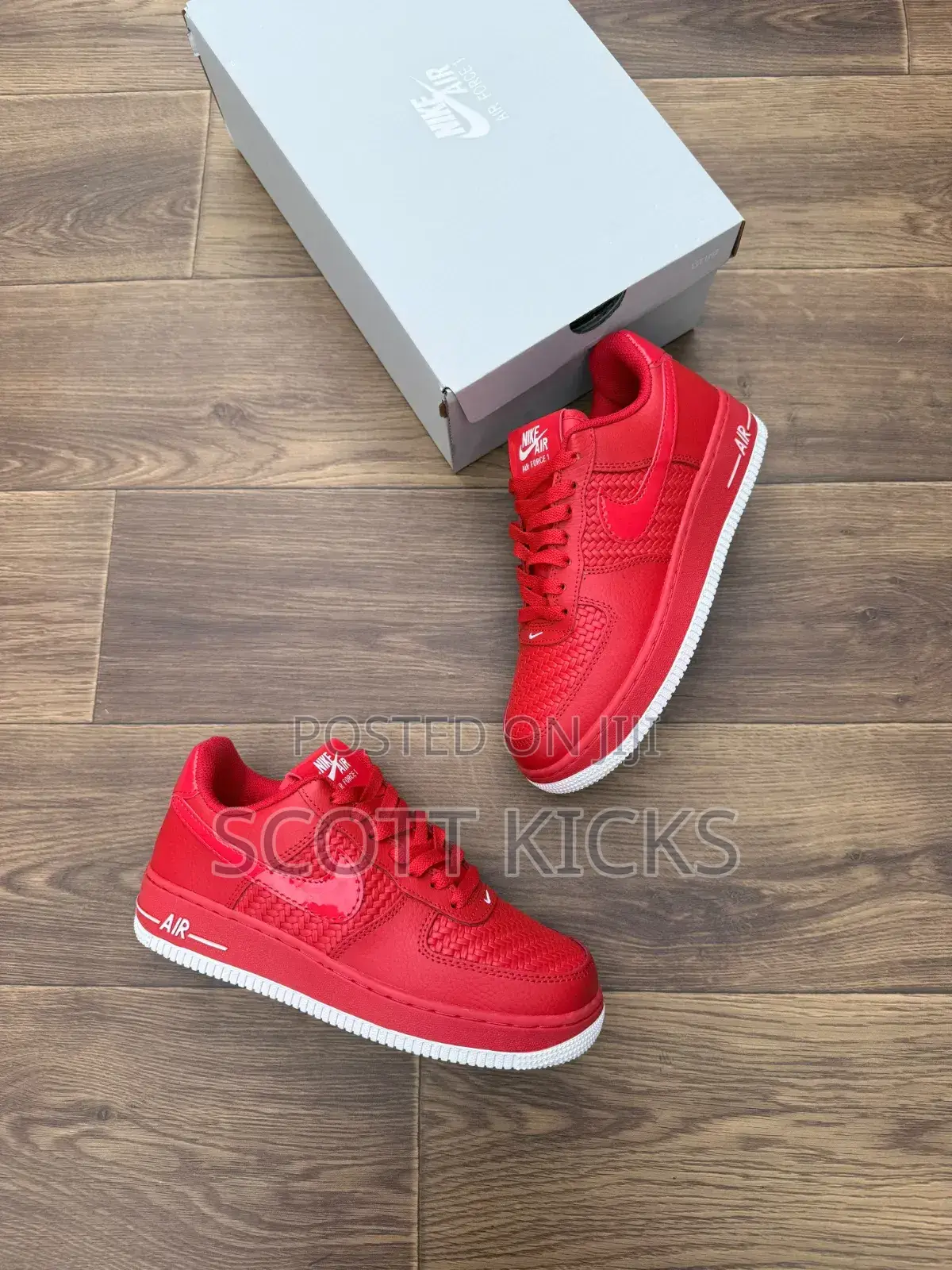 Nike Air Force 1 Low Tripple Gym Red