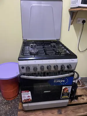 Gas Cooker (4 Burners) With Electric Oven 60x60