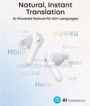 Soundcore R60i NC True Wireless Noise-Cancelling Earbuds–White