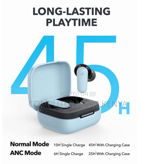 Soundcore R50i NC True Wireless Noise Cancelling Earbuds–Blue - thumbnail 4