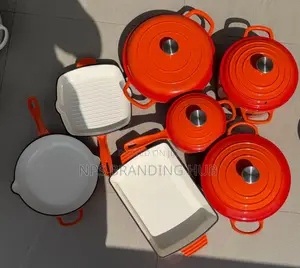 11pcs Enamel Cast Iron Cookware (Ank