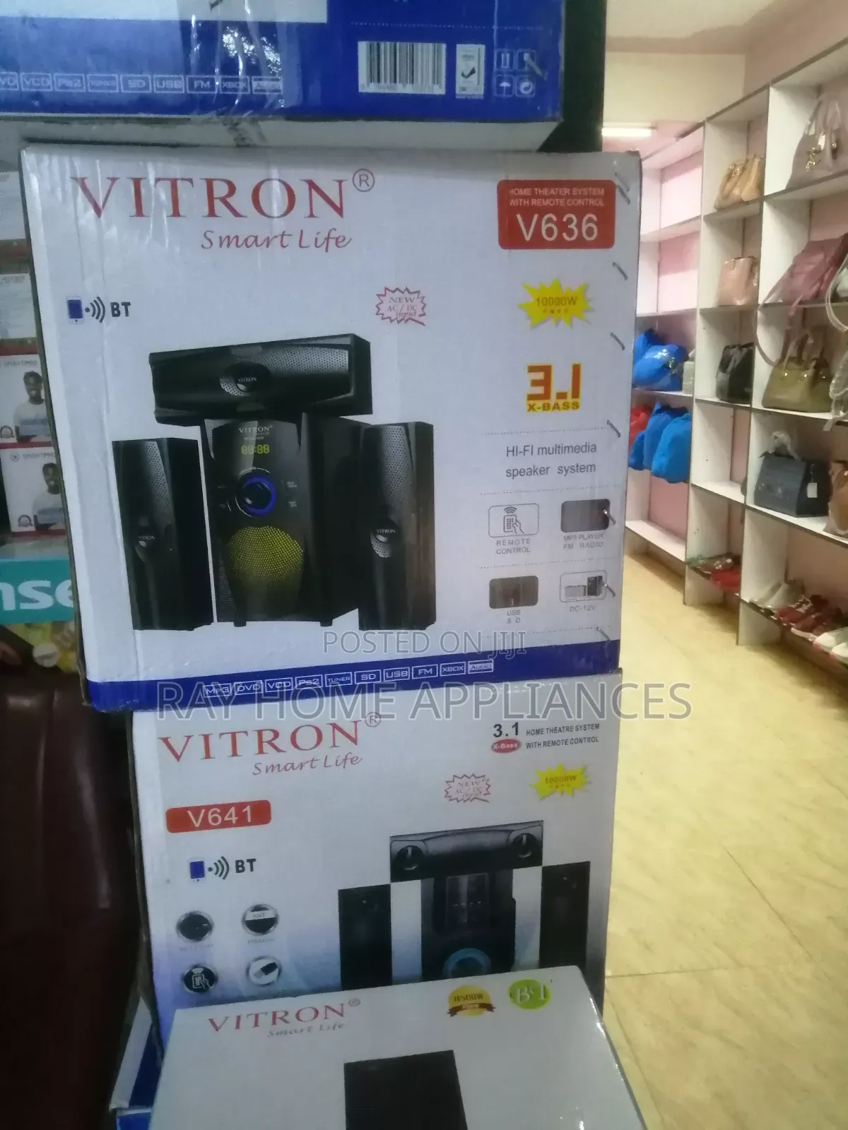 Vitron 3.1ch 10000w Hi-Fi Sub-Woofer Fm/Bt/Sd/USB