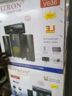 Vitron 3.1ch 10000w Hi-Fi Sub-Woofer Fm/Bt/Sd/USB