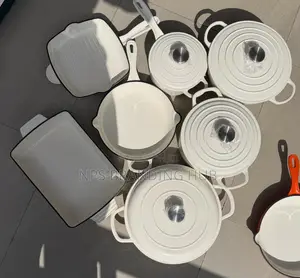 11pcs Enamel Cast Iron Cookware (Ank