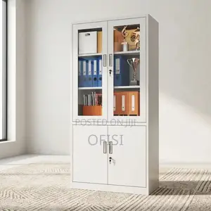 Office Cabinet; 4 Doors Metal Lockable Office File Cabinet