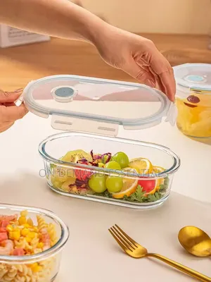 Durable Airtight Glass Food Storage Containers
