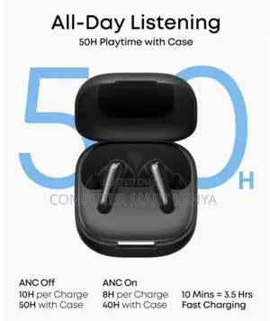 Soundcore R60i NC True Wireless Noise-Cancelling Earbuds–Black