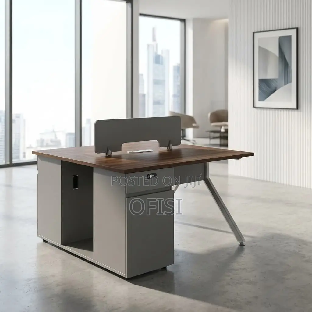 Workstation; 2-Seater Modular Office Workstation