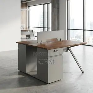 Workstation; 2-Seater Modular Office Workstation