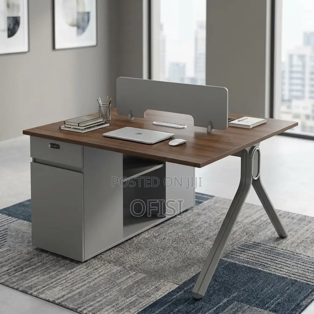 Workstation; 2-Seater Modular Office Workstation