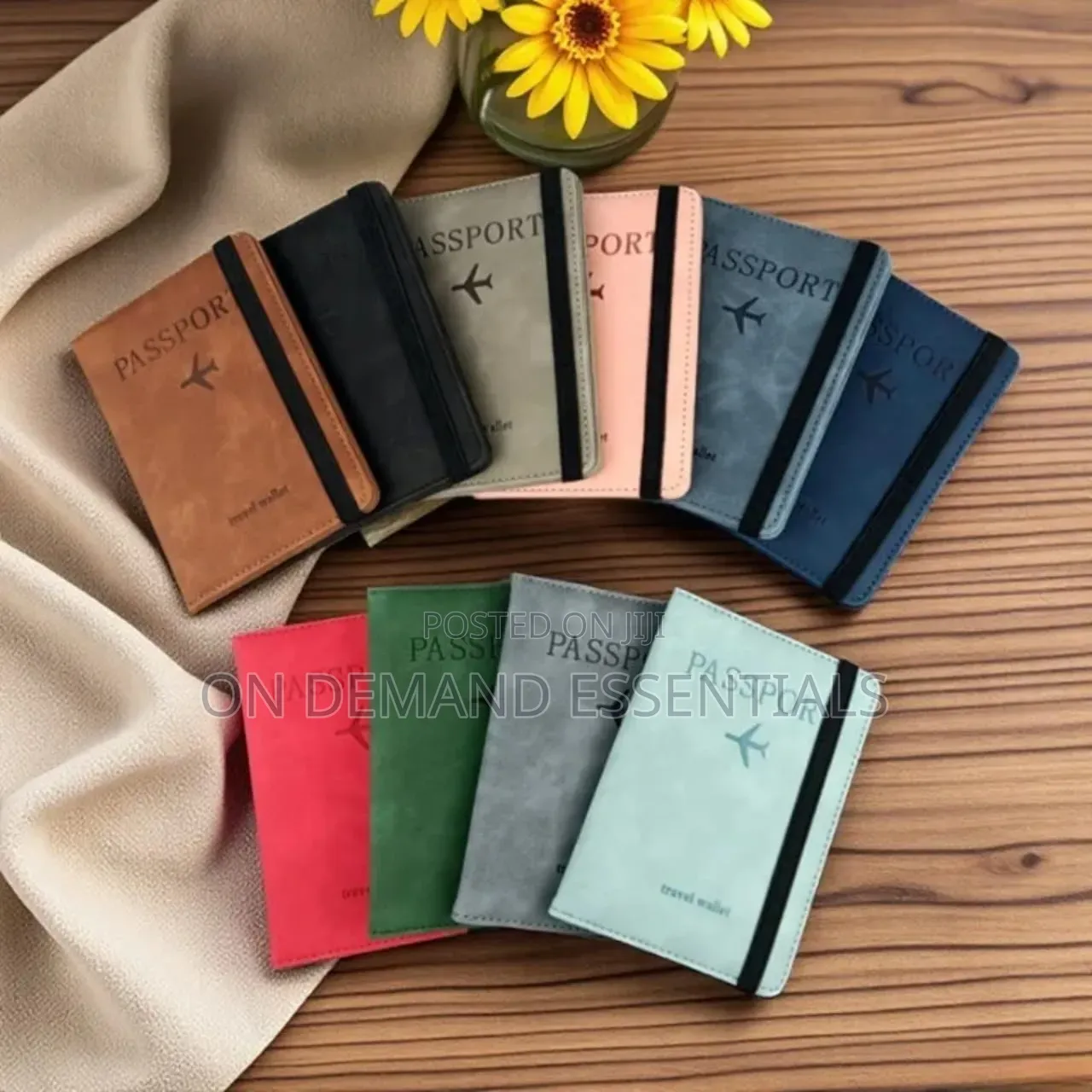Passport Cover With RFID Blocker Plus Suitcase Tag