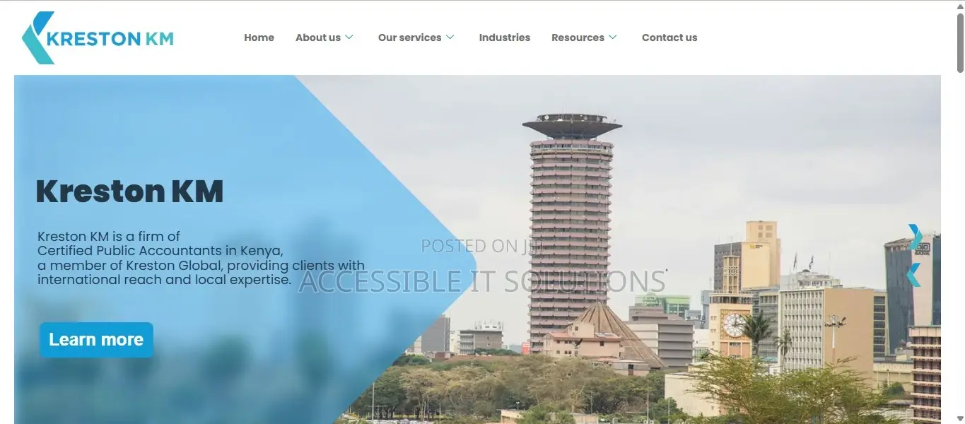 Pro Website With Easy Content Update Admin – Only Ksh. 14,999
