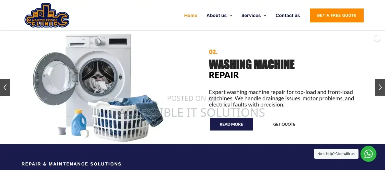 Pro Website With Easy Content Update Admin – Only Ksh. 14,999
