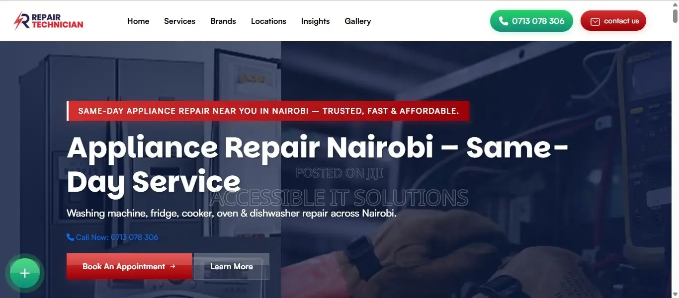 Pro Website With Easy Content Update Admin – Only Ksh. 14,999