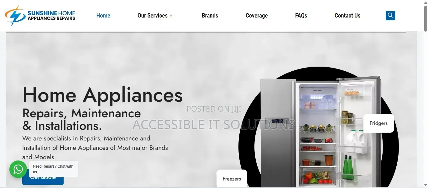Pro Website With Easy Content Update Admin – Only Ksh. 14,999