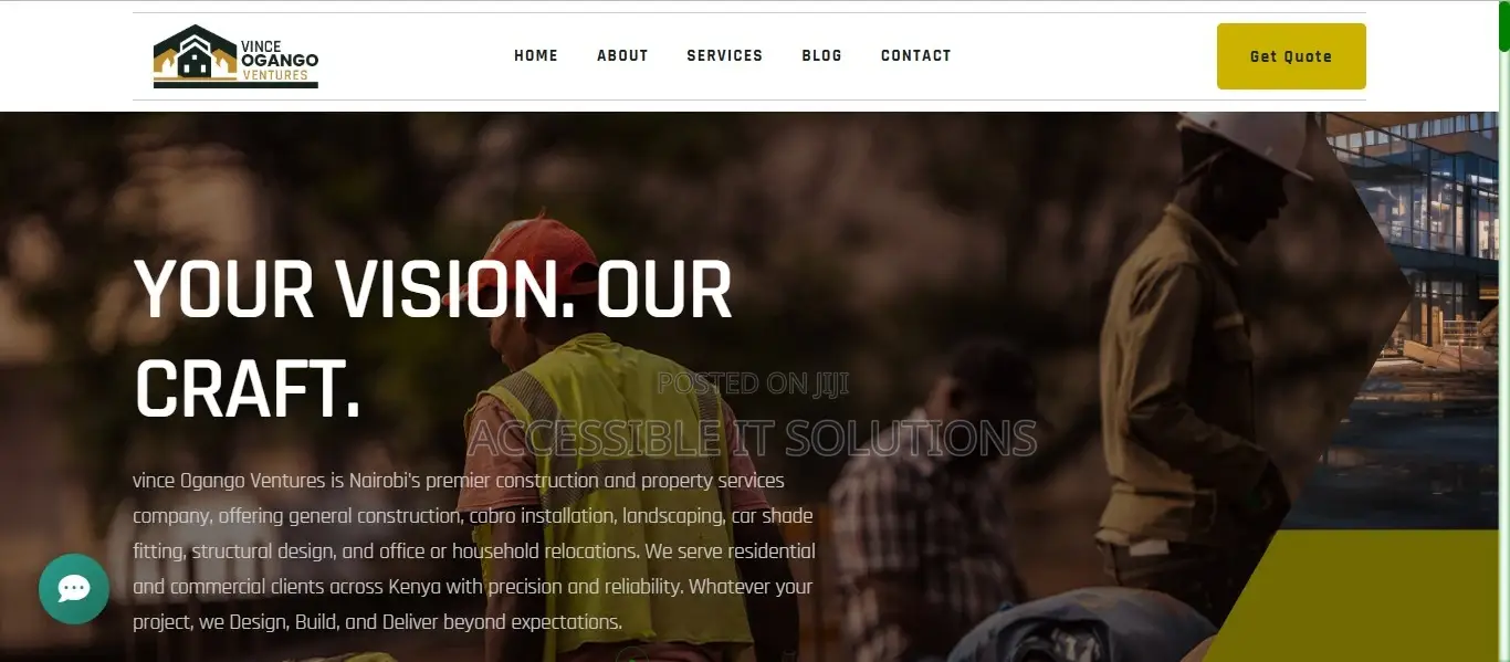 Pro Website With Easy Content Update Admin – Only Ksh. 14,999