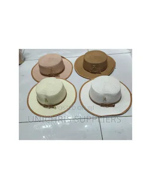 Flat Straw Summer Hats