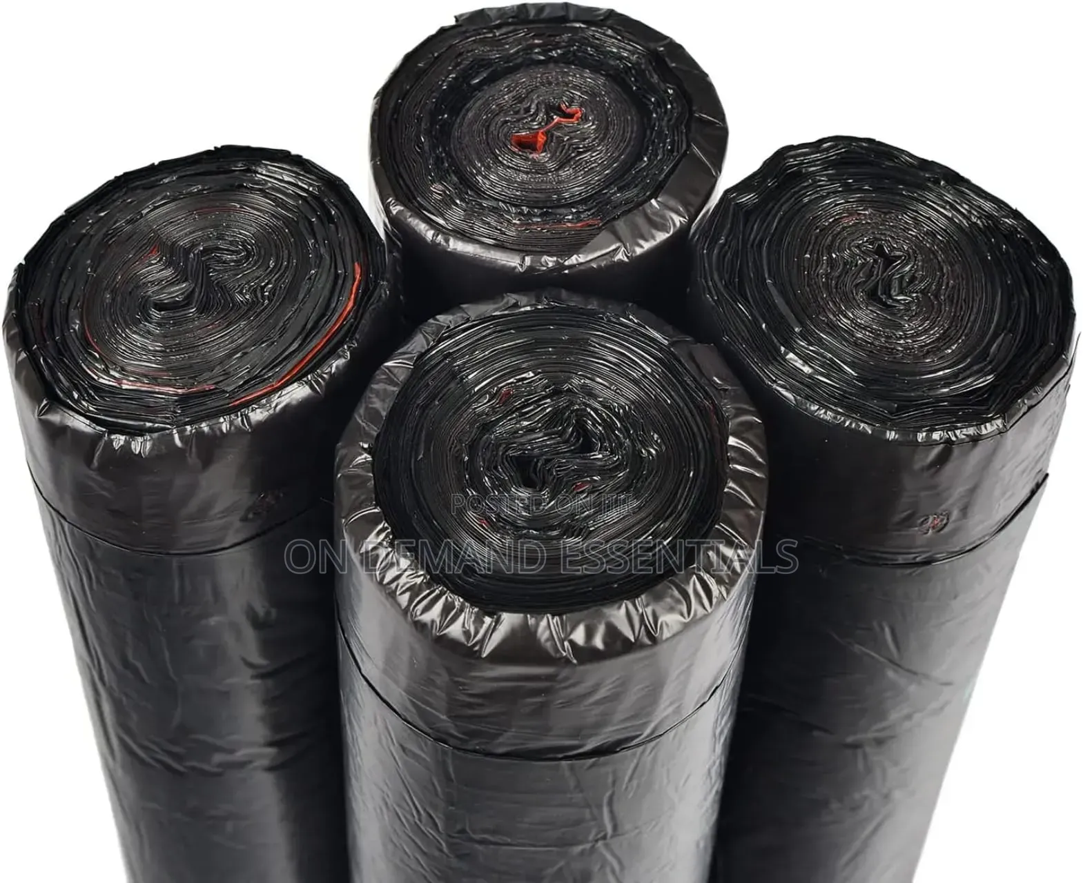100pcs Extra Strong Trash Bags With a Drawstring
