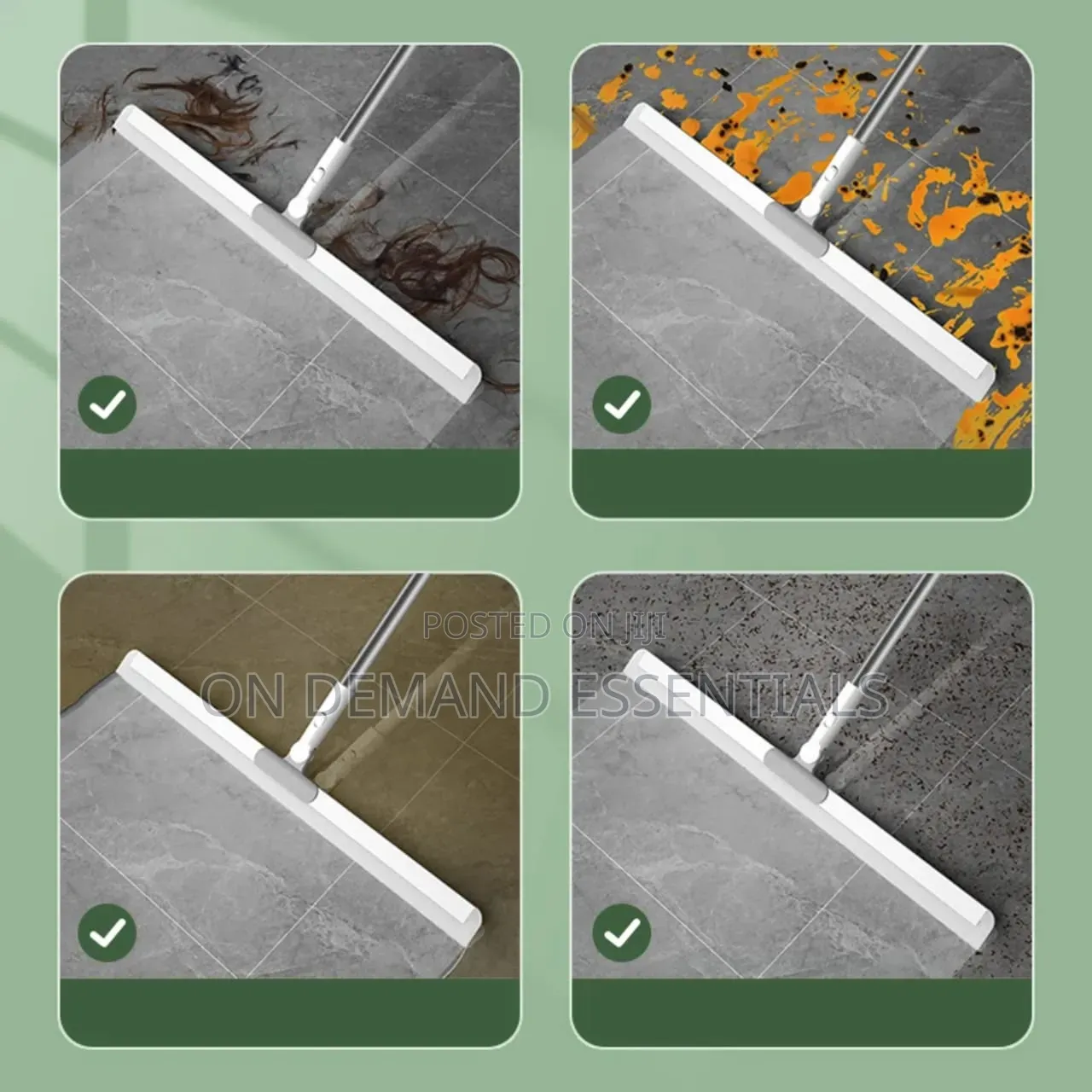 Long Handle Telescopic Rod Glass, Floor Window Squeegee Cleaner