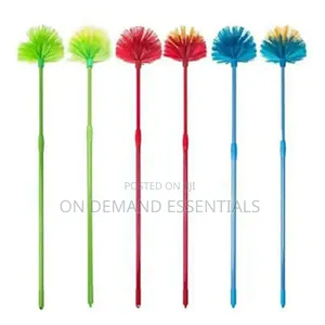 Extendable Cobweb Broom With Extension Pole