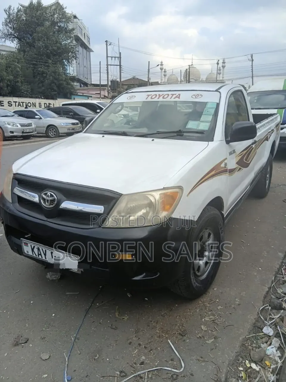 Toyota Hilux 2.5 Cab 2005 White