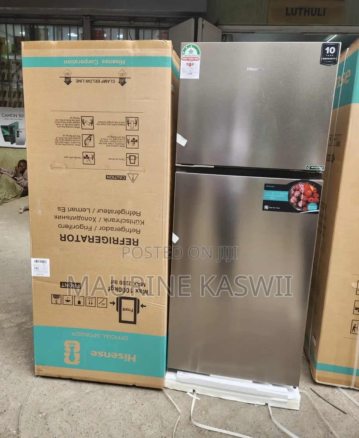 Hisense 424l Ref 418dr Double Door 3 Stars
