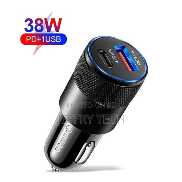 38W USB Car Charger Adapter Android iPhone