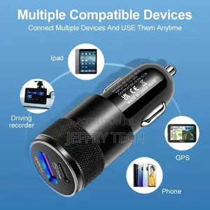 38W USB Car Charger Adapter Android iPhone