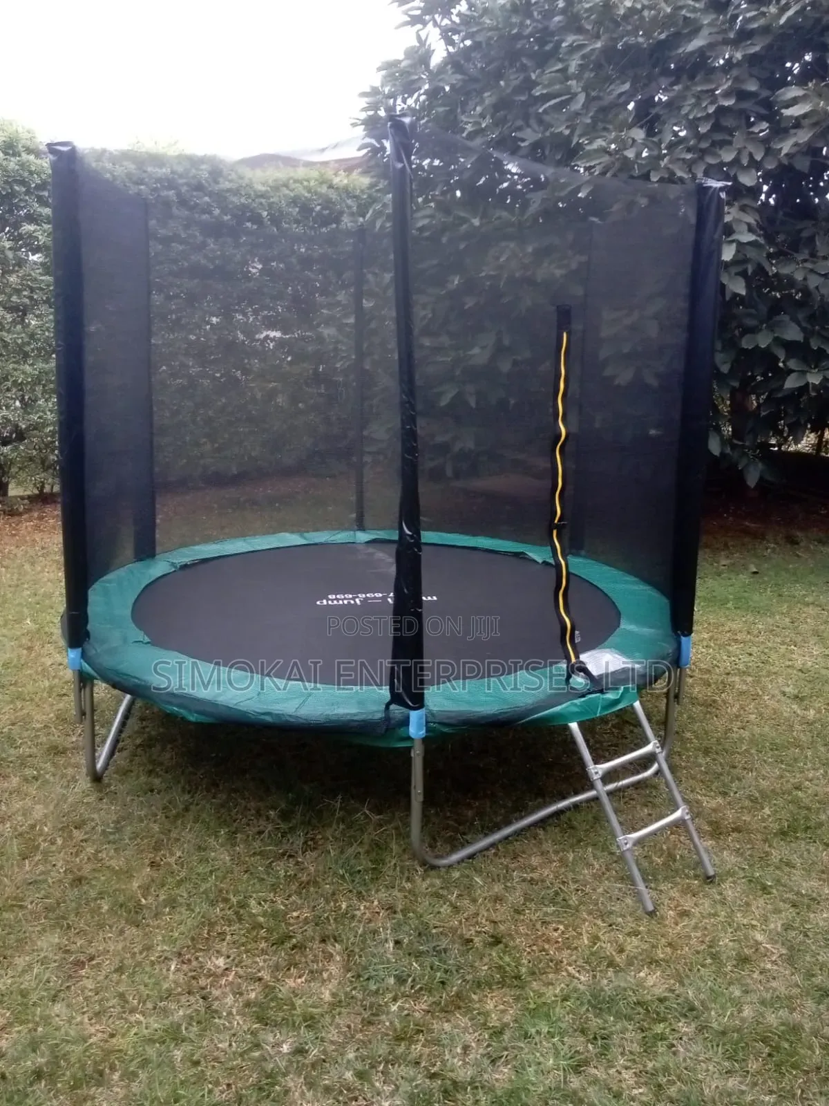 8Ft Kids Home Use Trampolines With Net Ladder
