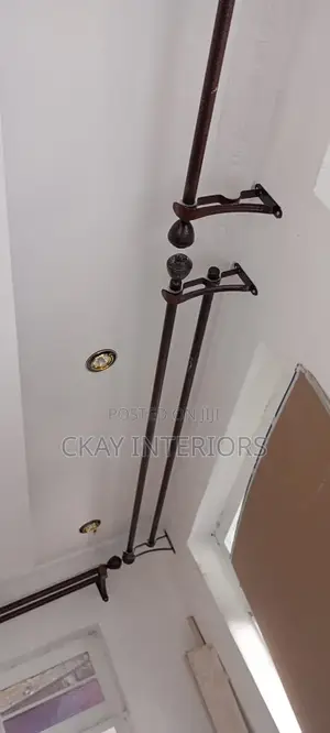 Modern Elegant Powder Coated Window Curtain Rods