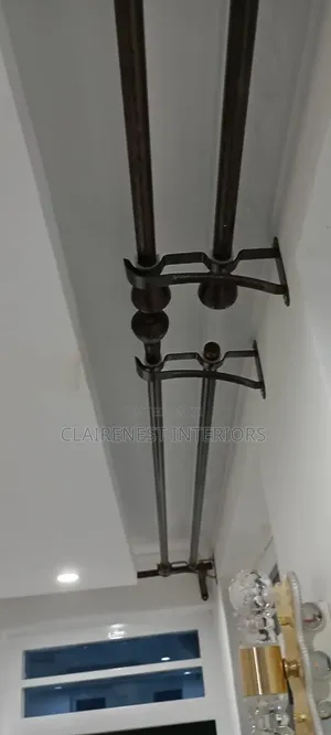Modern Elegant Powder Coated Window Curtain Rods