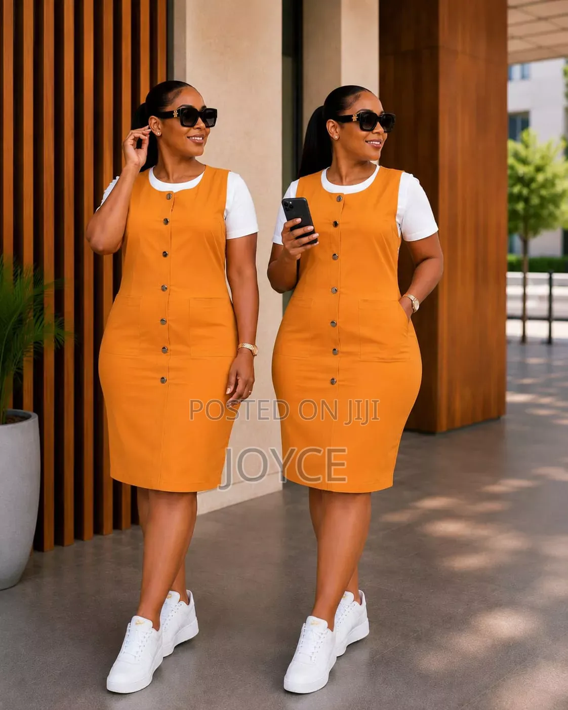 Dungaree Dress Plus T-Shirt