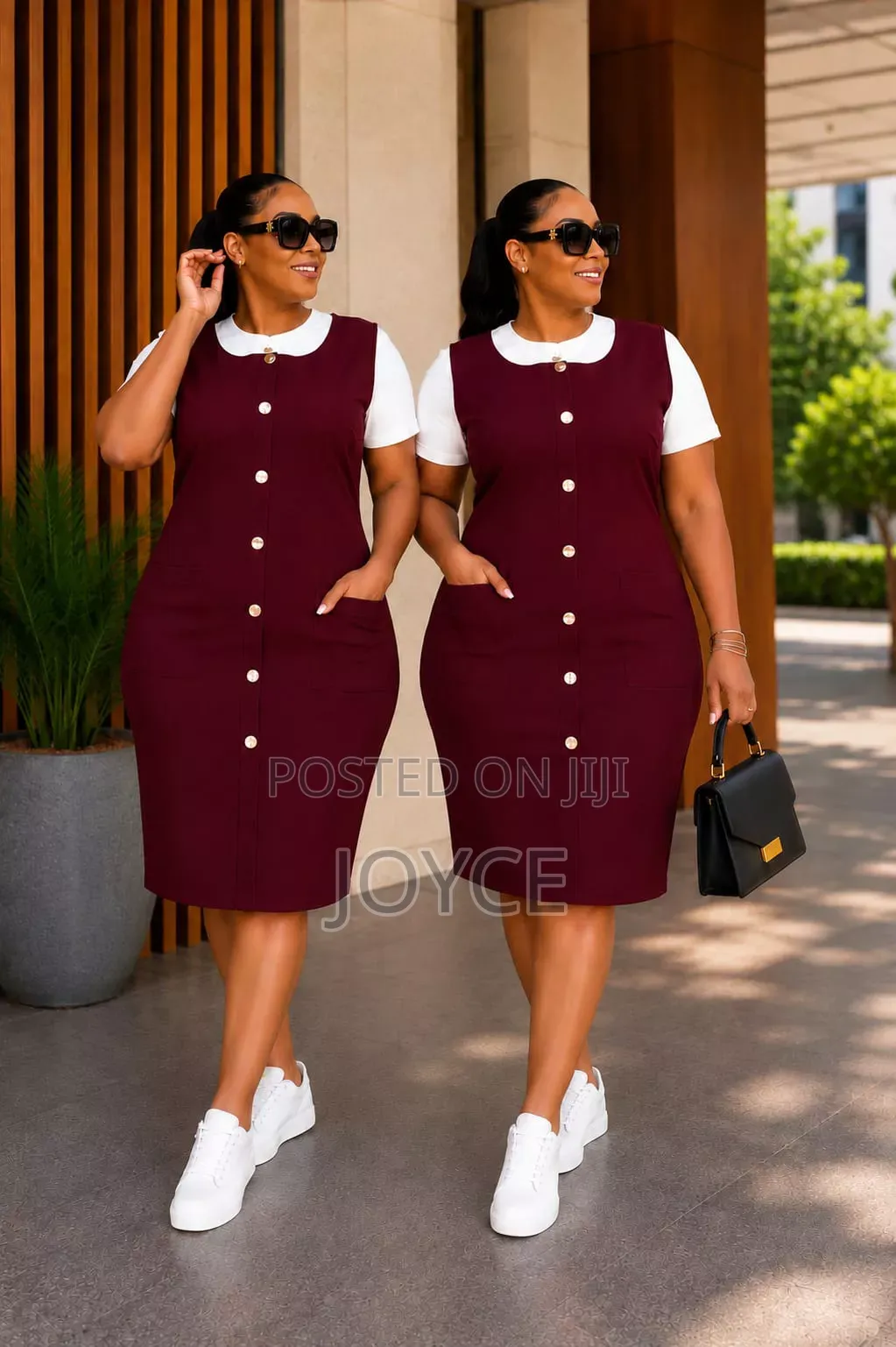 Dungaree Dress Plus T-Shirt