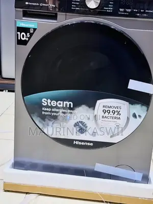 Hisense 10.5 Kg Front Load Machine -2 Yr Warranty