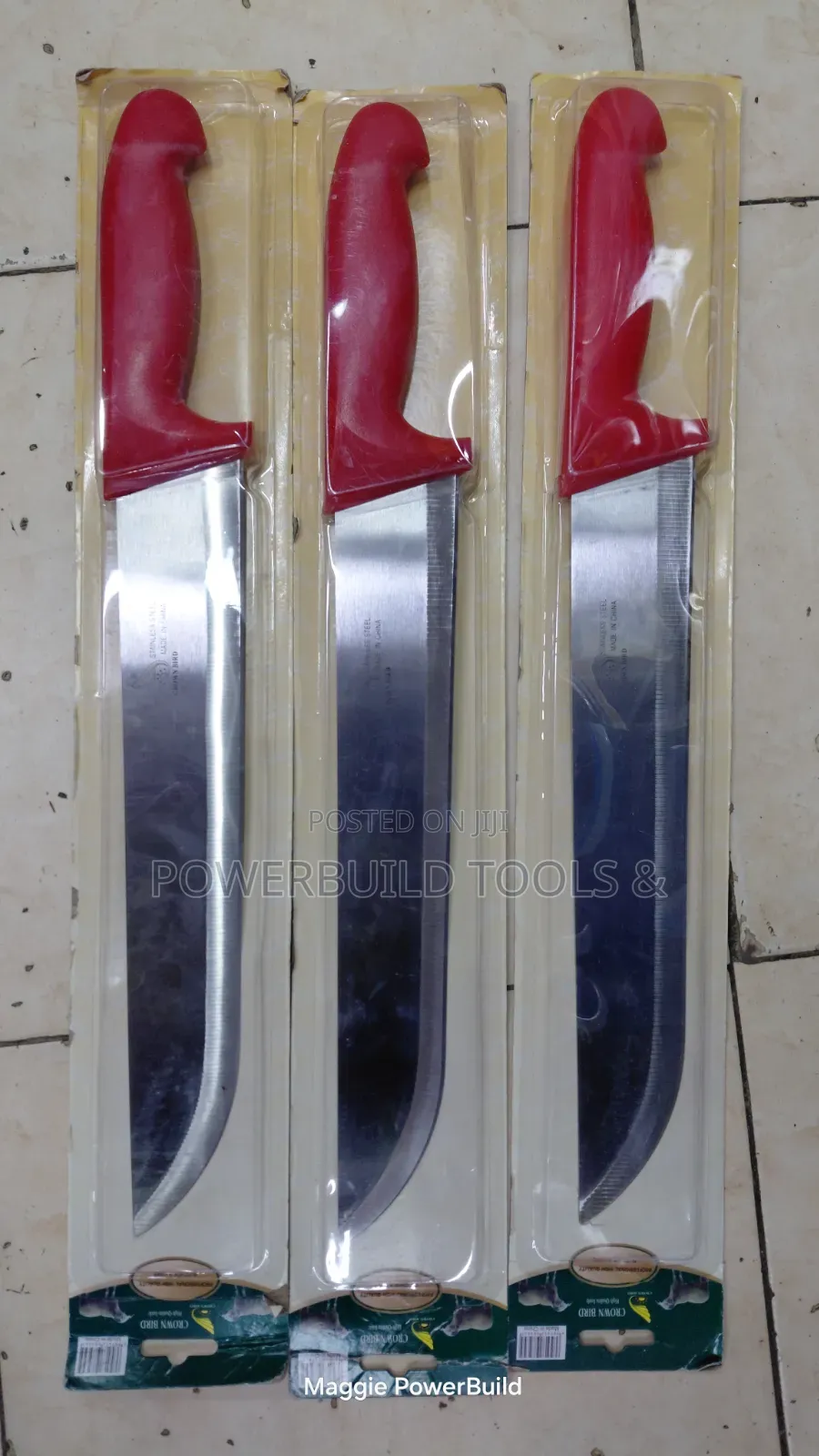 Heavy-Duty Butchers Knife 18"