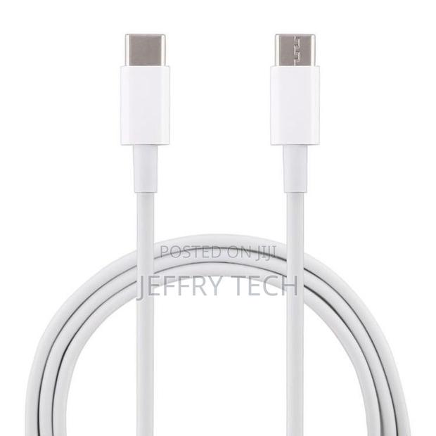 kinUSB C Male to USB C Male Fast Charging Data Cable, Cable Length: 1m - main view