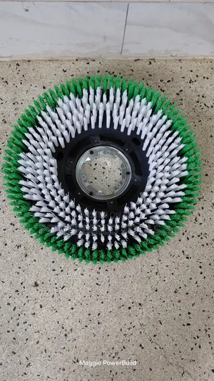 Rotary Hard Floor Scrubbing Brush 17" for Concrete,terazzo Etc
