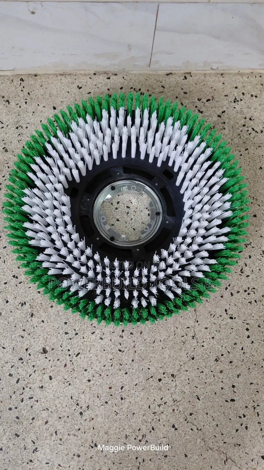 Rotary Hard Floor Scrubbing Brush 17" for Concrete,terazzo Etc