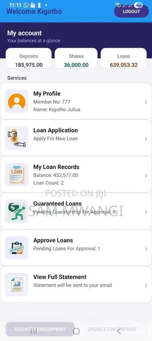 Affordable Sacco / Microfinance System