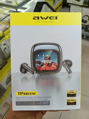 Awei T100 Anc Wireless Bluetooth V5.4 Earphones.