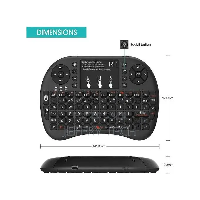 Ce Wireless Air Mouse Keyboard Remote for Android TV PC Netflix