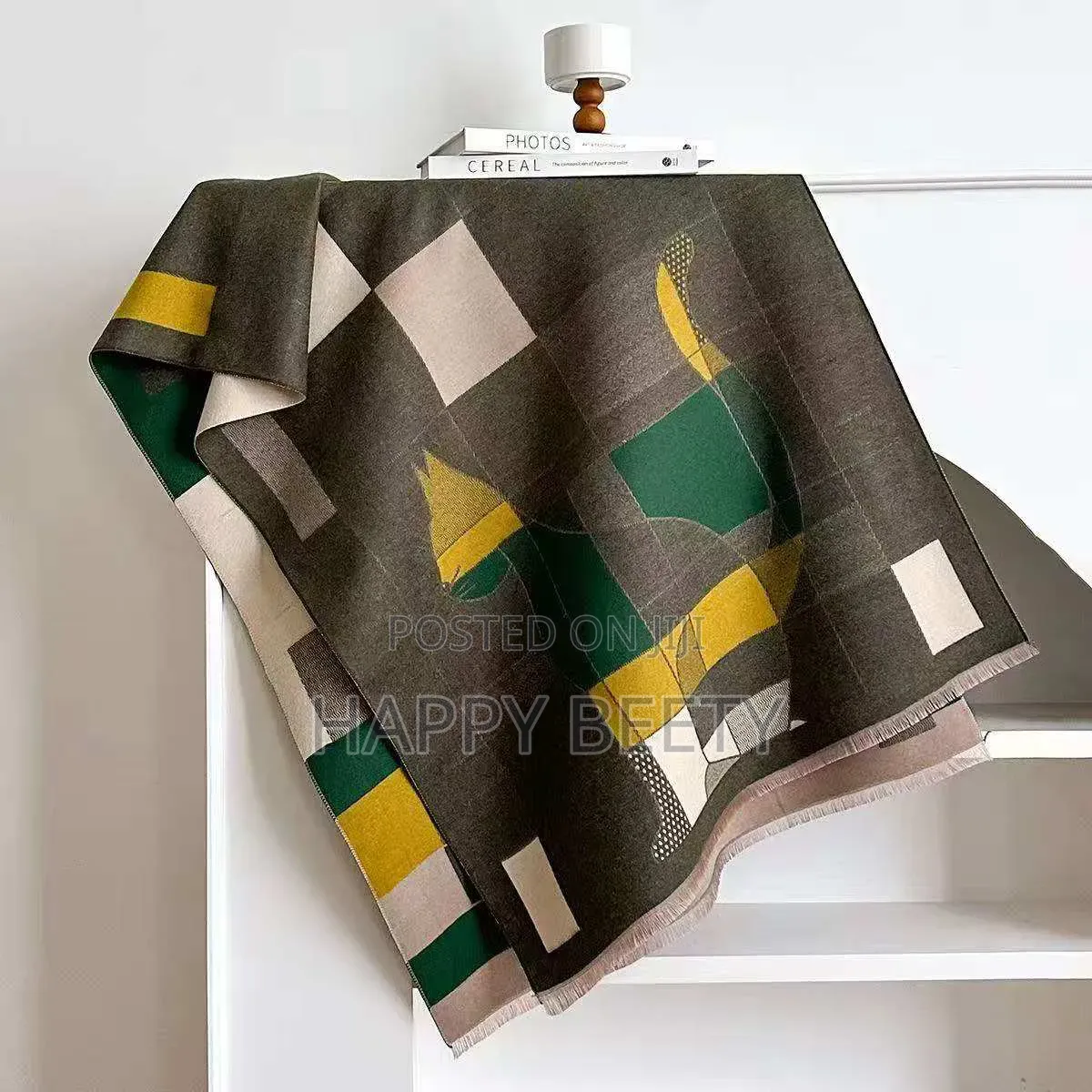 Double-Sided Warm Cashmere Winter Scarf