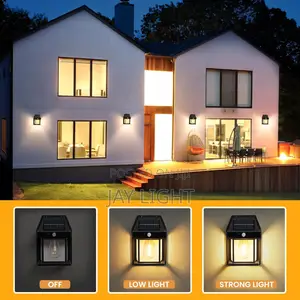 Outdoor Solar Wall Light With Motion Sensor