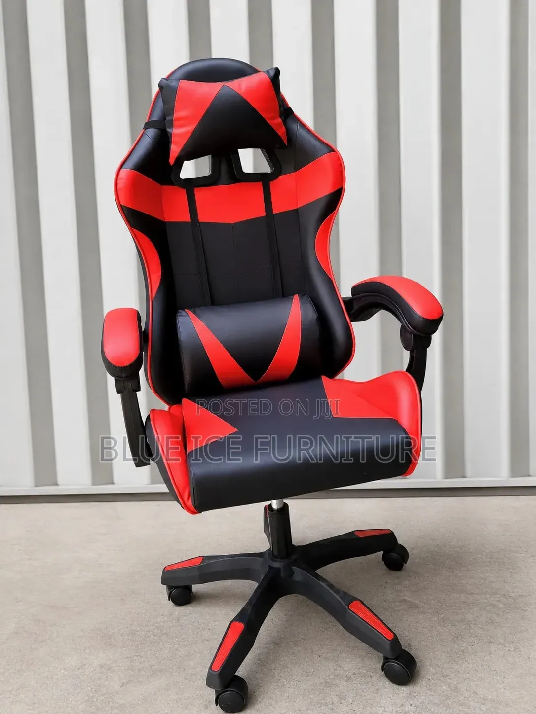 Gaming Chair With Lumbar Headrest