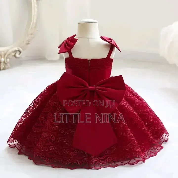 Maroon Baby Dress