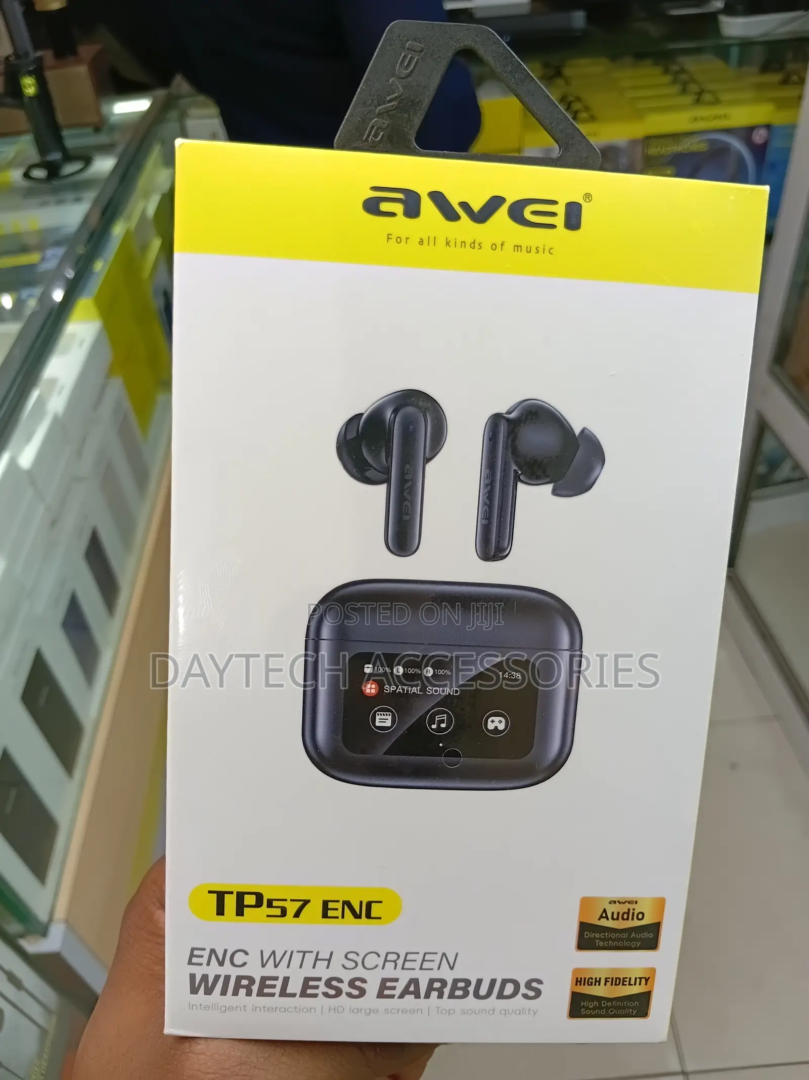 AWEI TP57 ENC Wireless Earbuds Black