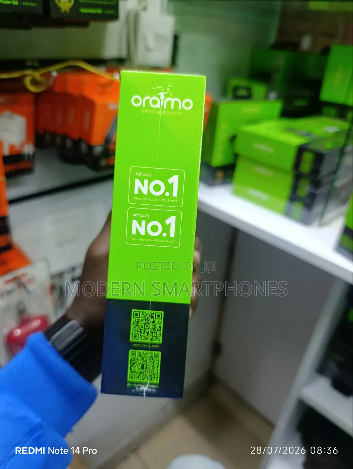 Oraimo SpaceBuds 2 AI Smart 45hrs Playtime True Wireless Earbuds
