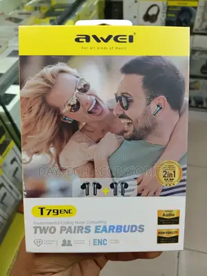 The Awei T79 ENC Two Pairs Earbuds