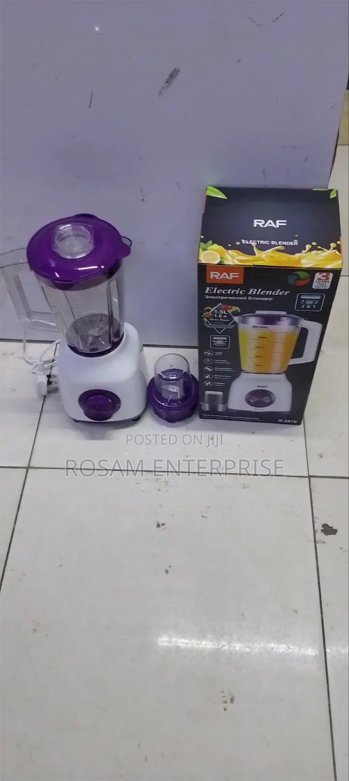 RaF 2 in 1 Blender Electric